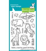 Lawn Fawn CRITTERS ON THE SAVANNA stamp set